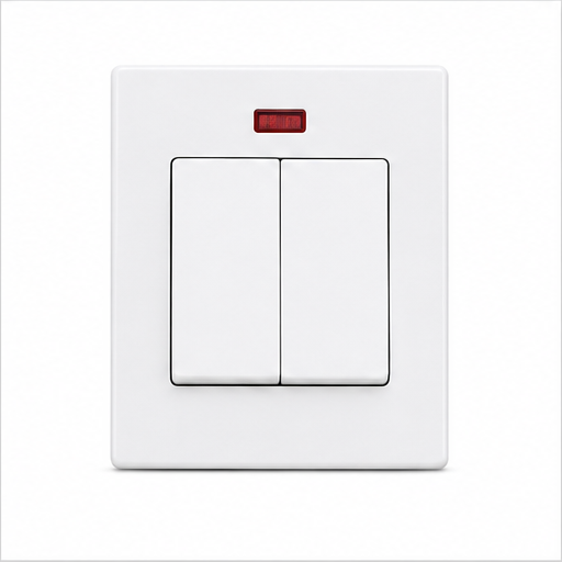 Panasonic 1-Gang 20A DP Switch with Indicator — Without Cover Plate