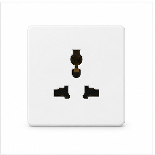 Panasonic 1-Gang 13A Universal Single Multi-Socket Outlet — Without Cover Plate